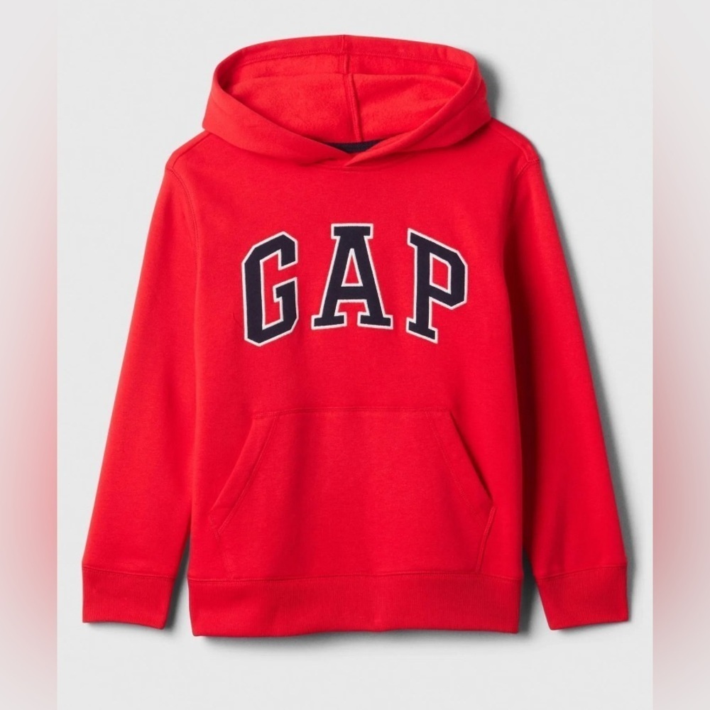 GAP Kids - NEW - New Campus Logo Hoodie. XXL (14/16). Color: Red Wagon